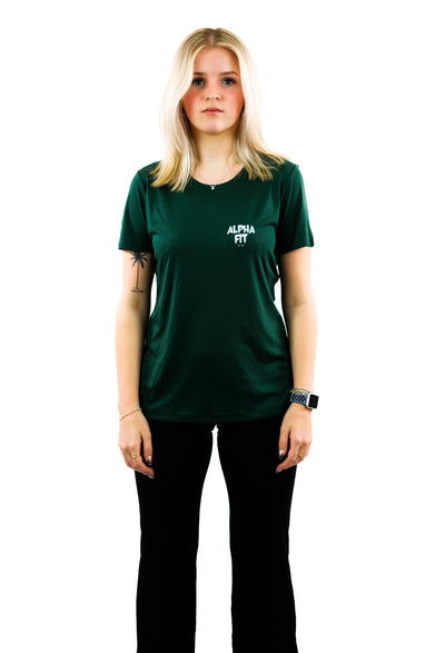 -Shirt AlphaFit Sport Forest Green Femme